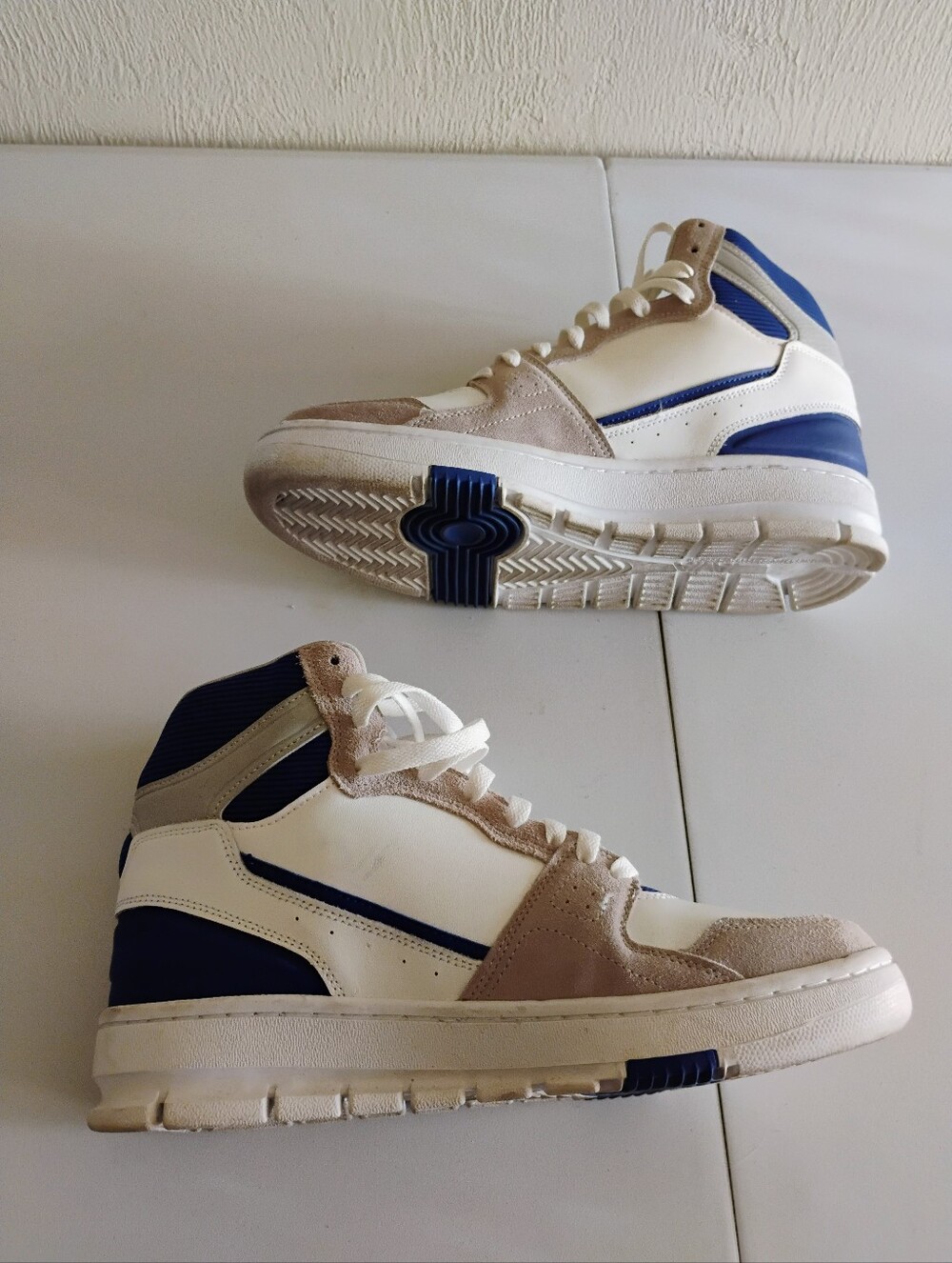 Vintage Avia 720 High Top Sneakers Blue White Retro Basketball Men 11 - Picture 9 of 12